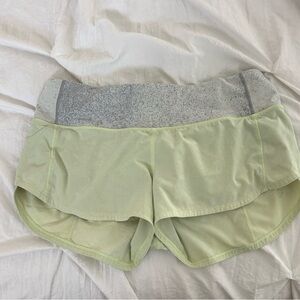 Lululemon highlighter athletic shorts